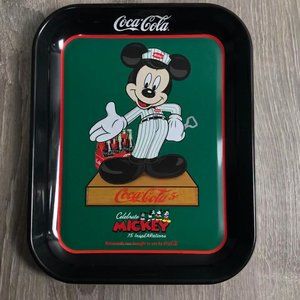 Coca-cola with Mickey Mouse tin (collectible)